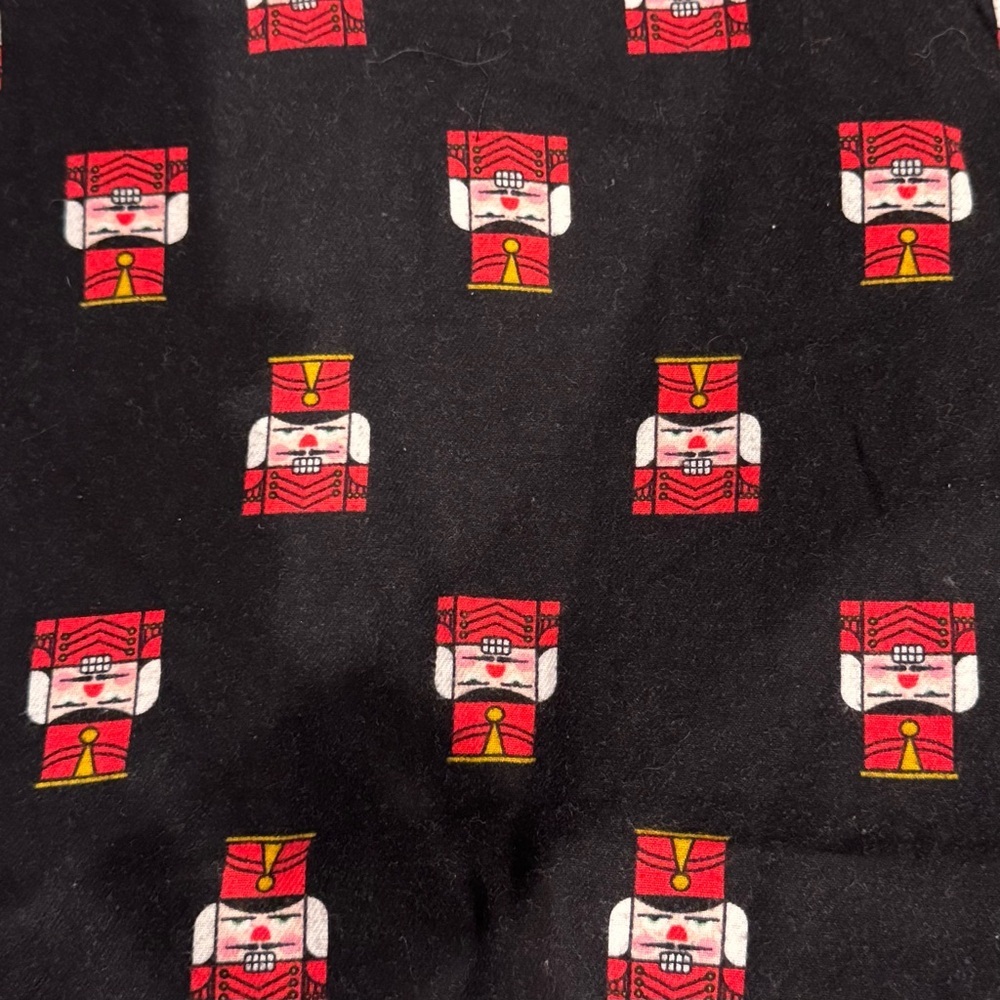 NWOT Old Navy Size XXL Black Cotton Flannel Nutcracker Pants Pockets